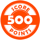 500 points