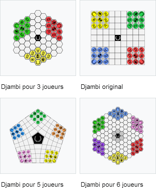 Djambi : Variantes