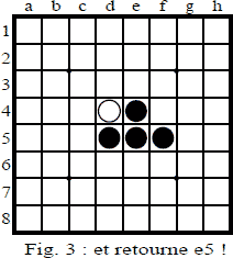 Othello : encadrer des pions